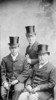 Original title:  W.L. Mackenzie King with his brother Macdougall King and their father John King. 