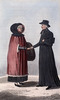 Titre original&nbsp;:  A French Canadian Lady in her Winter Dress and a Roman Catholic Priest. 