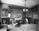 Original title:  Robinson, Sir John Beverley, BT, 'Beverley House', Richmond St. W., n.e. cor. John St.; Interior, library.; Author: Unknown; Author: Year/Format: 1911, Picture