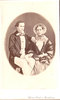 Original title:  Image from Hamilton Public Library, Local History and Archives. Photo of W.E. Sanford and his first wife Emeline Jackson (1838-1858). Married 1857, she died in childbirth, followed by the baby. She was the only child of Edward Jackson (1799-1872), and Lydia Ann Sanford Jackson (1804-1875), an aunt of W.E. Sanford. 
