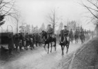 Original title:  Canadian troops entering Germany en route to the Rhine River. 