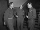 Original title:  Brig. C. Churchill Mann (left), Gen. H.D.G. Crerar (centre) and Air Marshal E.C. Hudleston (right) 