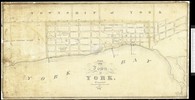 Titre original&nbsp;:  Historical Maps of Toronto: 1827 Chewett Plan of the Town of York
