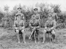 Original title:  Brig.-Gen. Garnet Hughes and Staff (1st Canadian Infantry Brigade). July, 1916. 