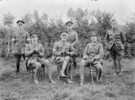 Original title:  Brig.-Gen. Garnet Hughes and staff (1st Canadian Infantry Brigade). July, 1916. 