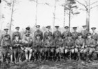 Original title:  (World War I - 1914 - 1918) Major-General Garnet Hughes and 5th Canadian Division Staff at Witley. [England]. 