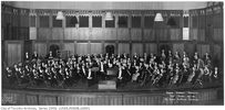 Original title:    Description English: Toronto Symphony Orchestra with Music Director and Conductor Ernest MacMillan at Massey Hall during their tenth season in 1931-1932. Sir Albert E. Gooderham, first President of the Toronto Symphony Association, is at the right centre of the photograph; H. J. Elton, the orchestra's manager, is at left centre. The photograph was taken by Pringle & Booth, Limited. Date 12 July 1110, 03:00:00 Source This image is available from the City of Toronto Archives, listed under the archival citation Fonds 329, Series 1569, File 8. This tag does not indicate the copyright status of the attached work. A normal copyright tag is still required. See Commons:Licensing for more information. Deutsch | English | suomi | français | magyar | македонски | Nederlands | português | +/− Author Pringle & Booth

