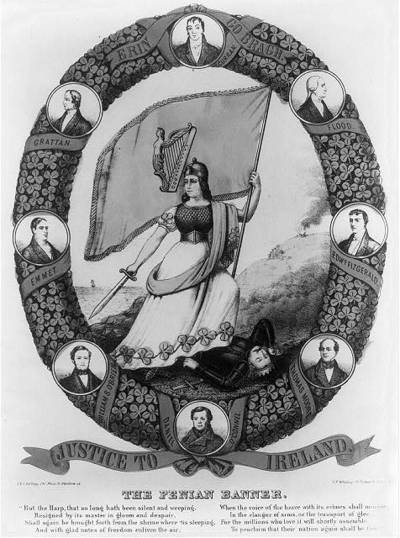 Original title:  The Fenian banner - Library of Congress